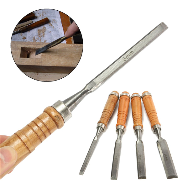 4Pcs-8121620mm-Woodwork-Carving-Chisels-Tool-Set-For-Woodworking-Carpenter-1057662-3