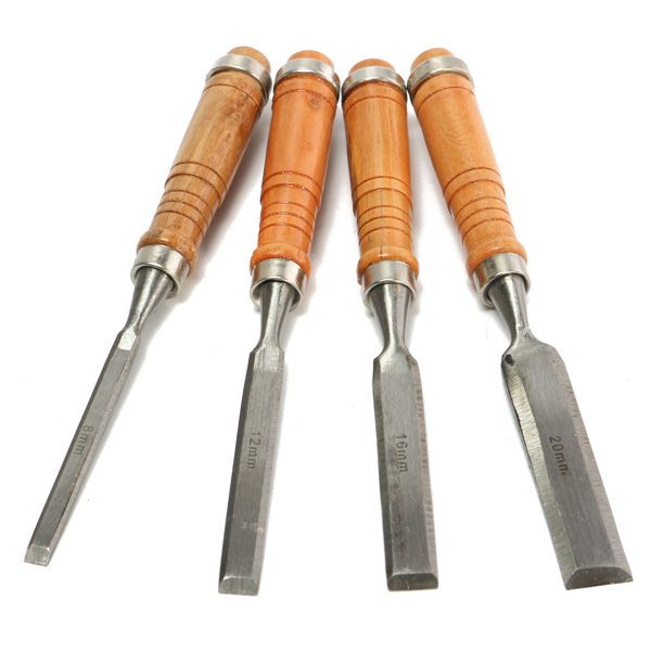 4Pcs-8121620mm-Woodwork-Carving-Chisels-Tool-Set-For-Woodworking-Carpenter-1057662-4