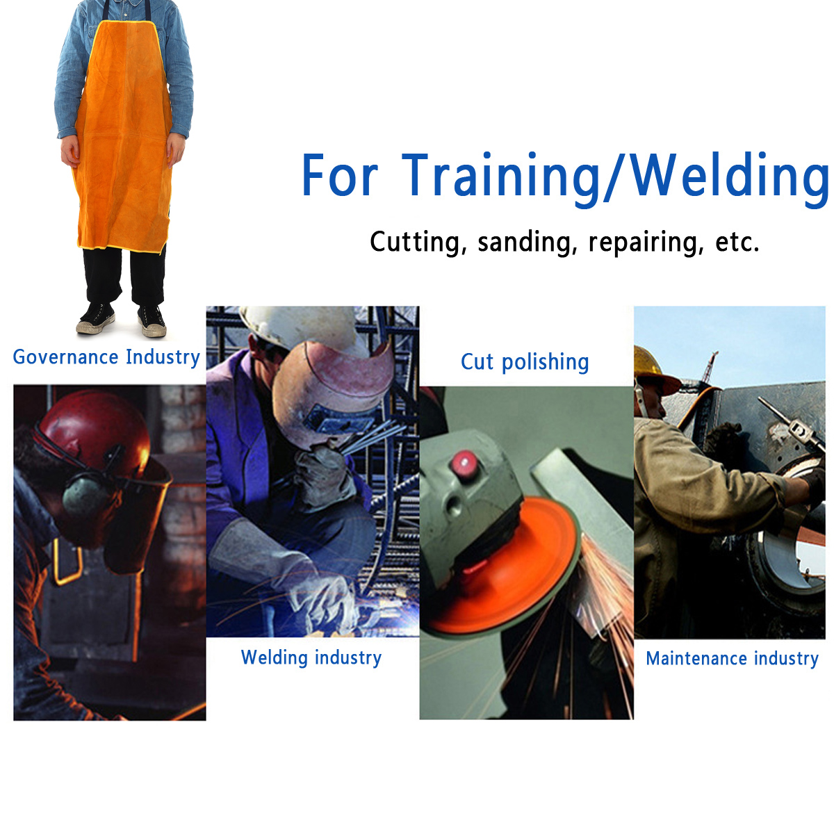 Cowhide-Leather-Welding-Apron-Welder-Protection-Clothe-Mechanic-Protector-Gear-1642713-10