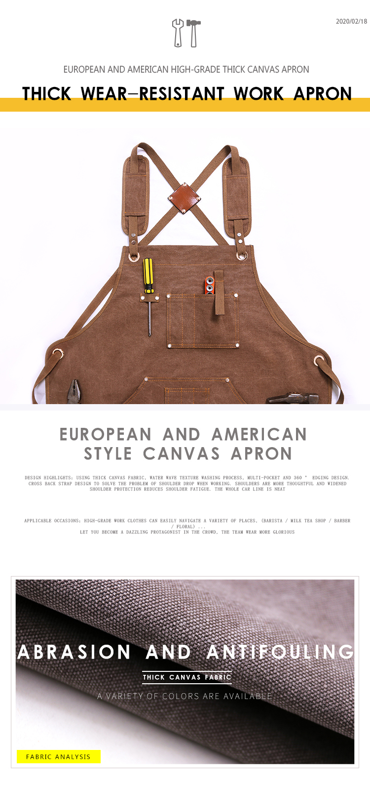 Durable-Work-Apron-Heavy-Duty-Waxed-Unisex-Canvas-Work-Apron-with-Tool-Pockets-Cross-Back-Straps-Adj-1772479-1