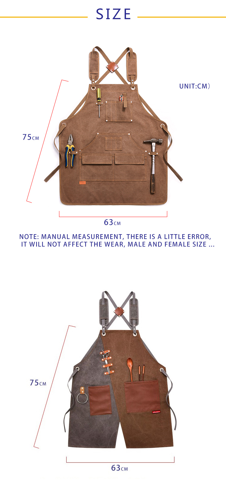 Durable-Work-Apron-Heavy-Duty-Waxed-Unisex-Canvas-Work-Apron-with-Tool-Pockets-Cross-Back-Straps-Adj-1772479-2