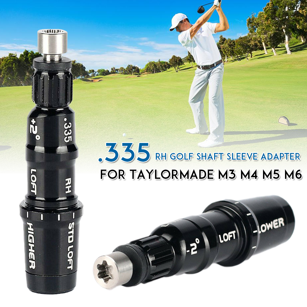0335-Golf-Shaft-Adapter-Sleeve-Driver-Fairway-RH-For-Taylor-Made-M3-M4-M5-M6-1542827-1
