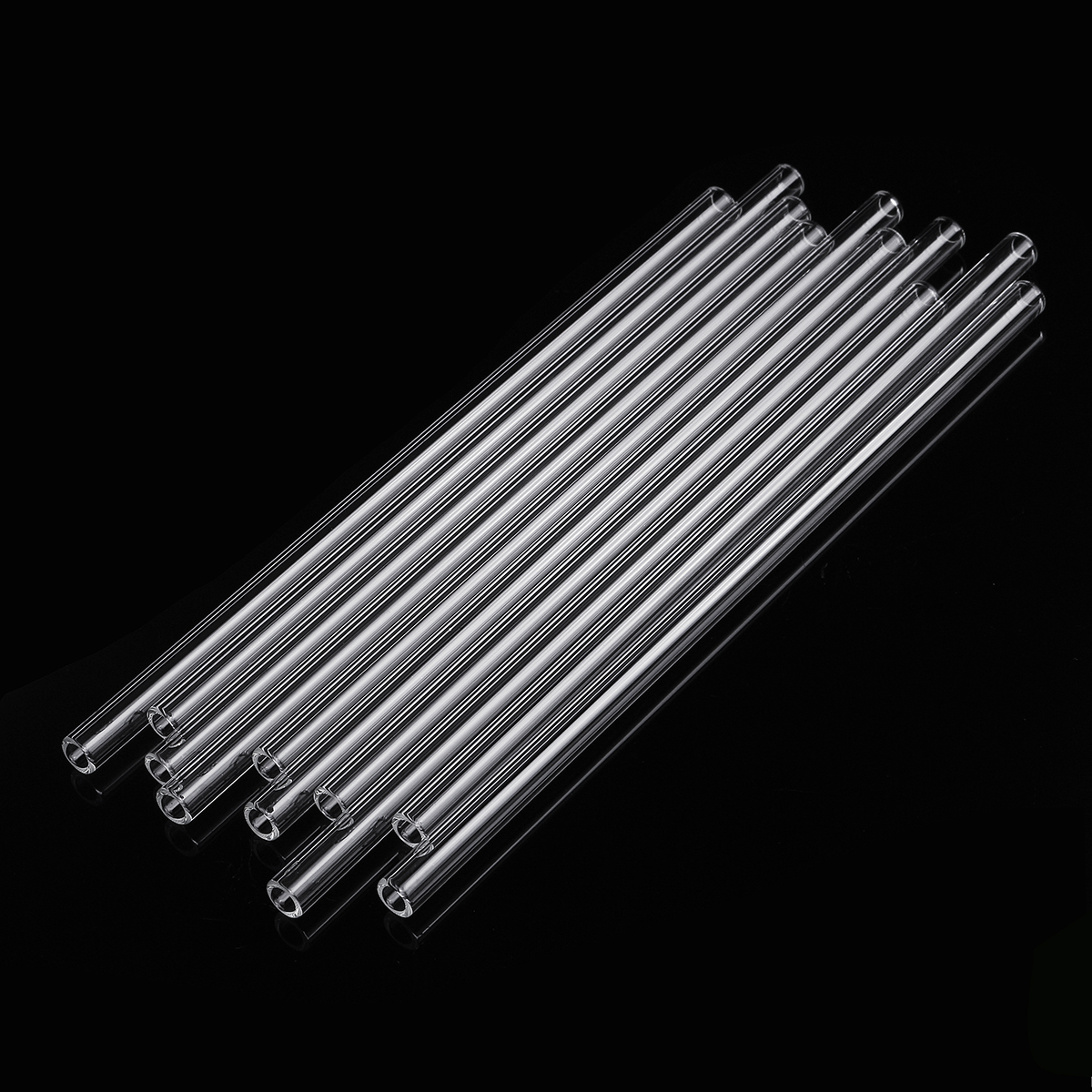 10Pcs-200x7x1mm-Length-200mm-OD-7mm-1mm-Thick-Wall-Borosilicate-Glass-Blowing-Tube-Lab-Factory-Schoo-1618135-5