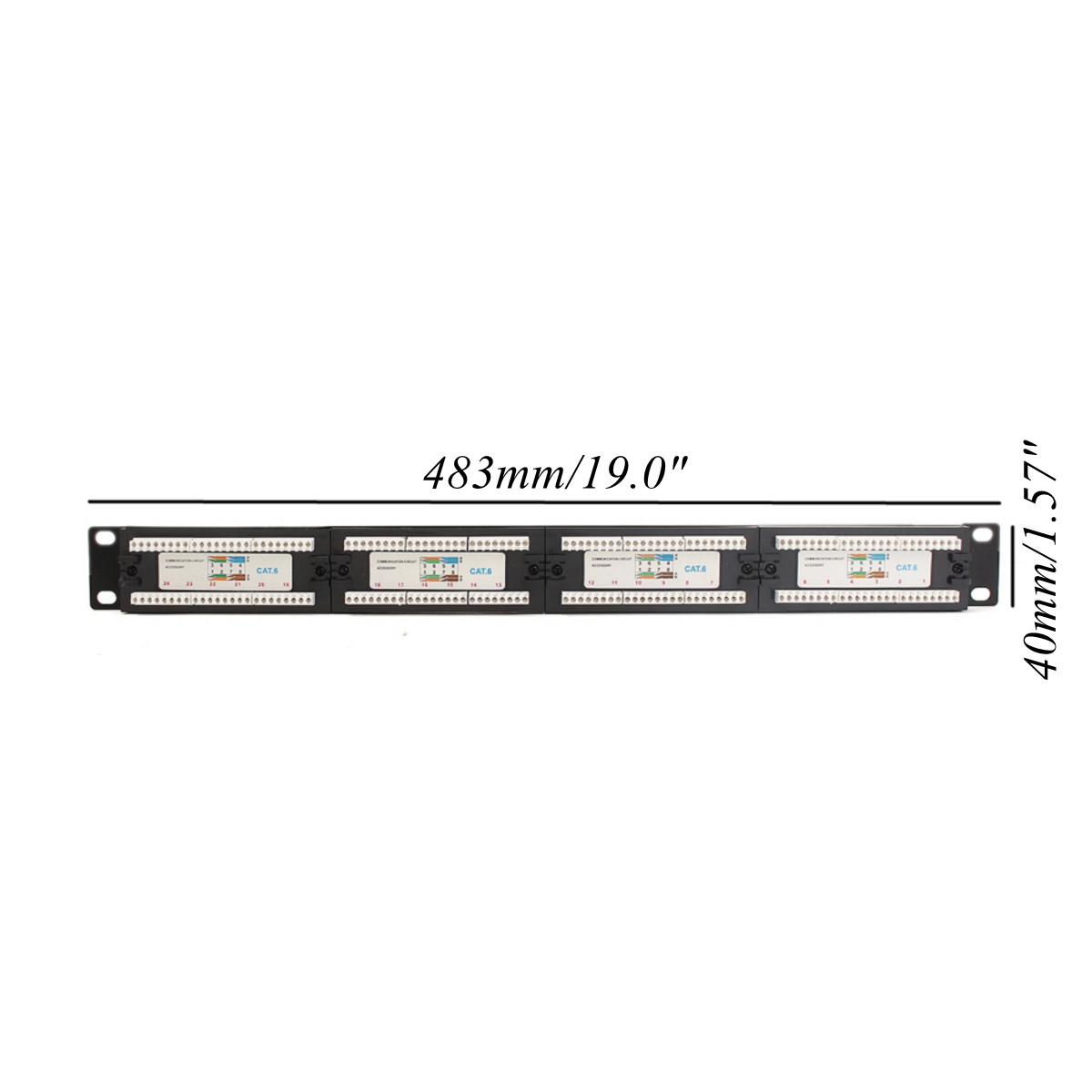 CAT-6-24-Port-Ethernet-Network-LAN-Adapter-Connector-CablE-Mount-Bracket-1163570-2