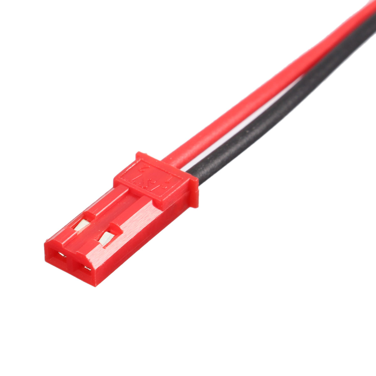 Excellwayreg-10-Pairs-2-Pins-JST-Male--Female-Connectors-Plug-Cable-Wire-Line-110mm-Red-1268119-5