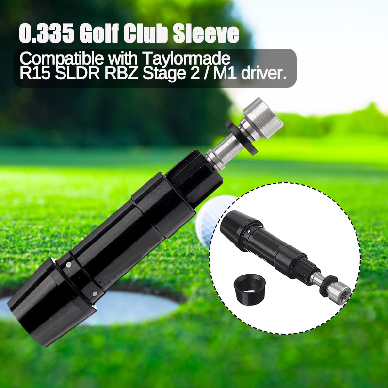 Sleeve-Black-0335-Caliber-Golf-Sleeve-Club-Cover-Connector-Adapter-with-Rubber-Sleeve-1631868-1