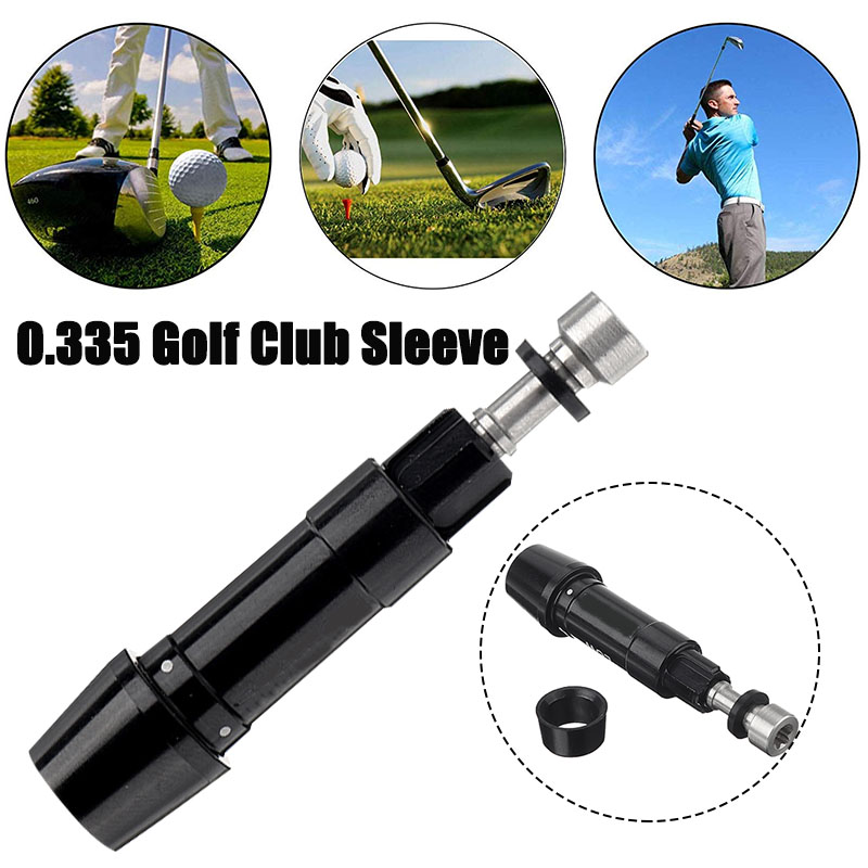 Sleeve-Black-0335-Caliber-Golf-Sleeve-Club-Cover-Connector-Adapter-with-Rubber-Sleeve-1631868-2