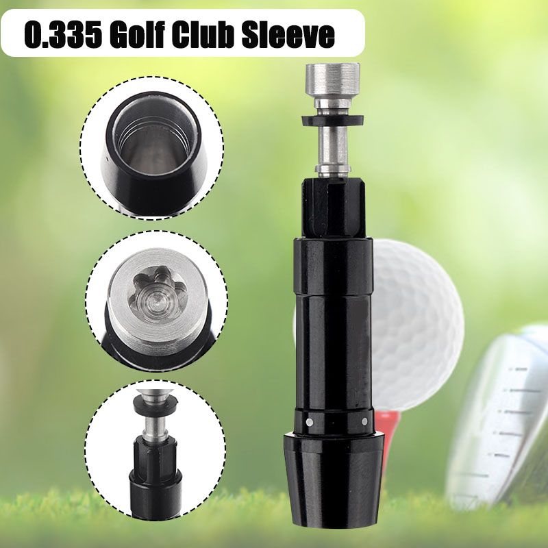 Sleeve-Black-0335-Caliber-Golf-Sleeve-Club-Cover-Connector-Adapter-with-Rubber-Sleeve-1631868-3