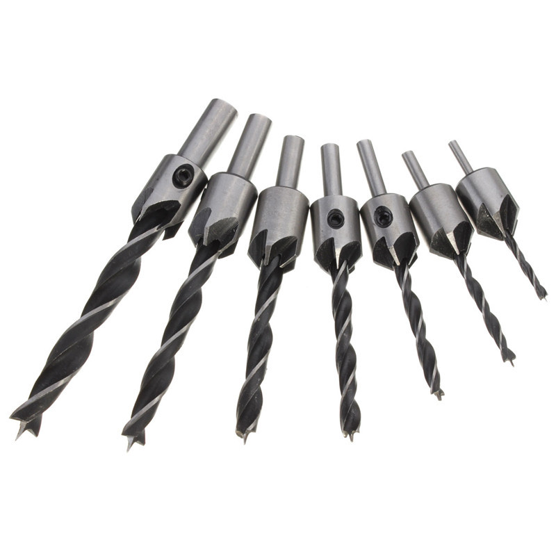 7pcs-5-Flute-Countersink-Drill-Bit-Set-3-10mm-Carpentry-Reamer-Steel-Woodworking-Chamfer-1314250-6