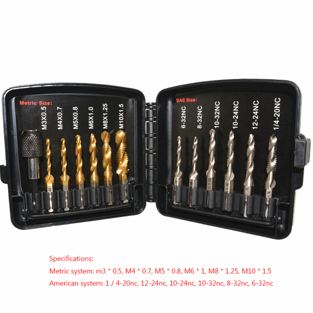 Drillpro-13pcs-M3-M10-Metric-Screw-Thread-Tap-Drill-Bits-Set-Hex-Shank-Drill-Bit-Screw-Compound-Tap--1915955-11