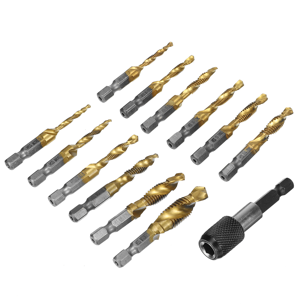 Drillpro-13pcs-M3-M10-Metric-Screw-Thread-Tap-Drill-Bits-Set-Hex-Shank-Drill-Bit-Screw-Compound-Tap--1915955-12