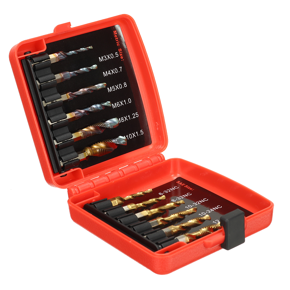 Drillpro-13pcs-M3-M10-Metric-Screw-Thread-Tap-Drill-Bits-Set-Hex-Shank-Drill-Bit-Screw-Compound-Tap--1915955-10