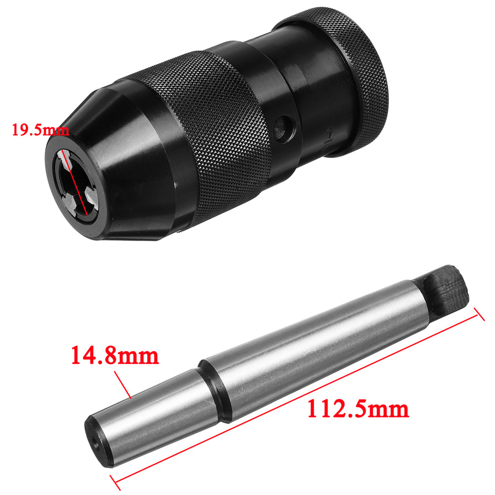 1-16mm-B16-Self-Tighten-Keyless-Drill-Chuck-With-MT2-B16-Arbor-For-Lathe-Drill-1373920-2