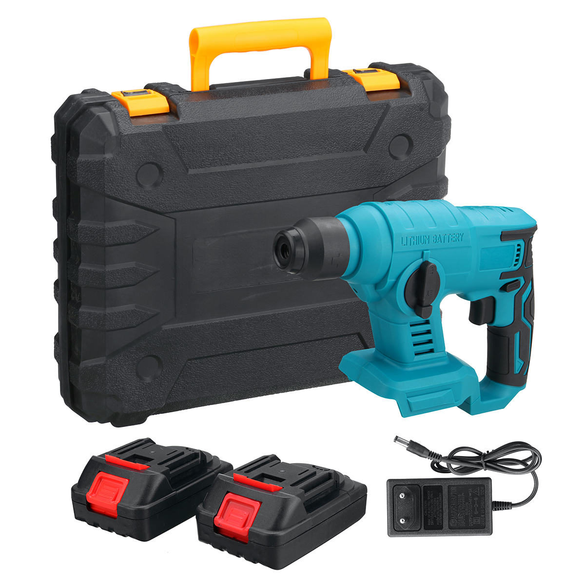500W-10000RPM-Brushless-Cordless-Electric-Hammer-Handheld-Flat-Drill-with-Battery-1943453-11