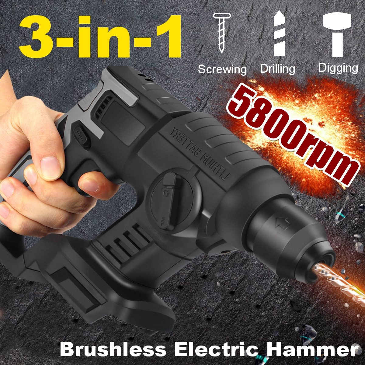 5800RPM-1380W-Light-Brushless-Cordless-Electric-Hammer-Drill-For-Makita-21V-Battery-1786912-1