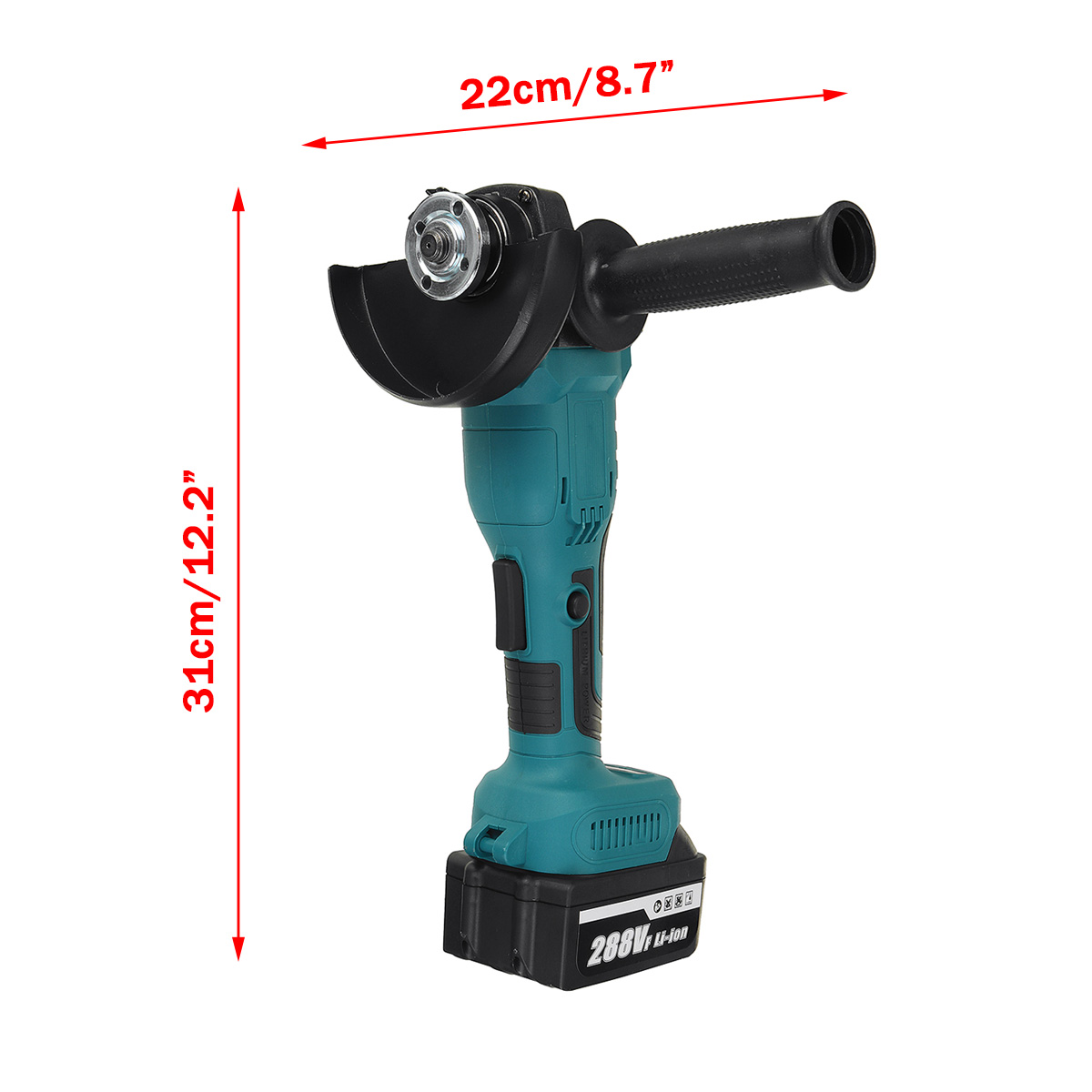 100125mm-Brushless-Cordless-Angle-Grinder-Polisher-Cutting-Tool-W-None12-Battery-For-Makiita-1867833-6