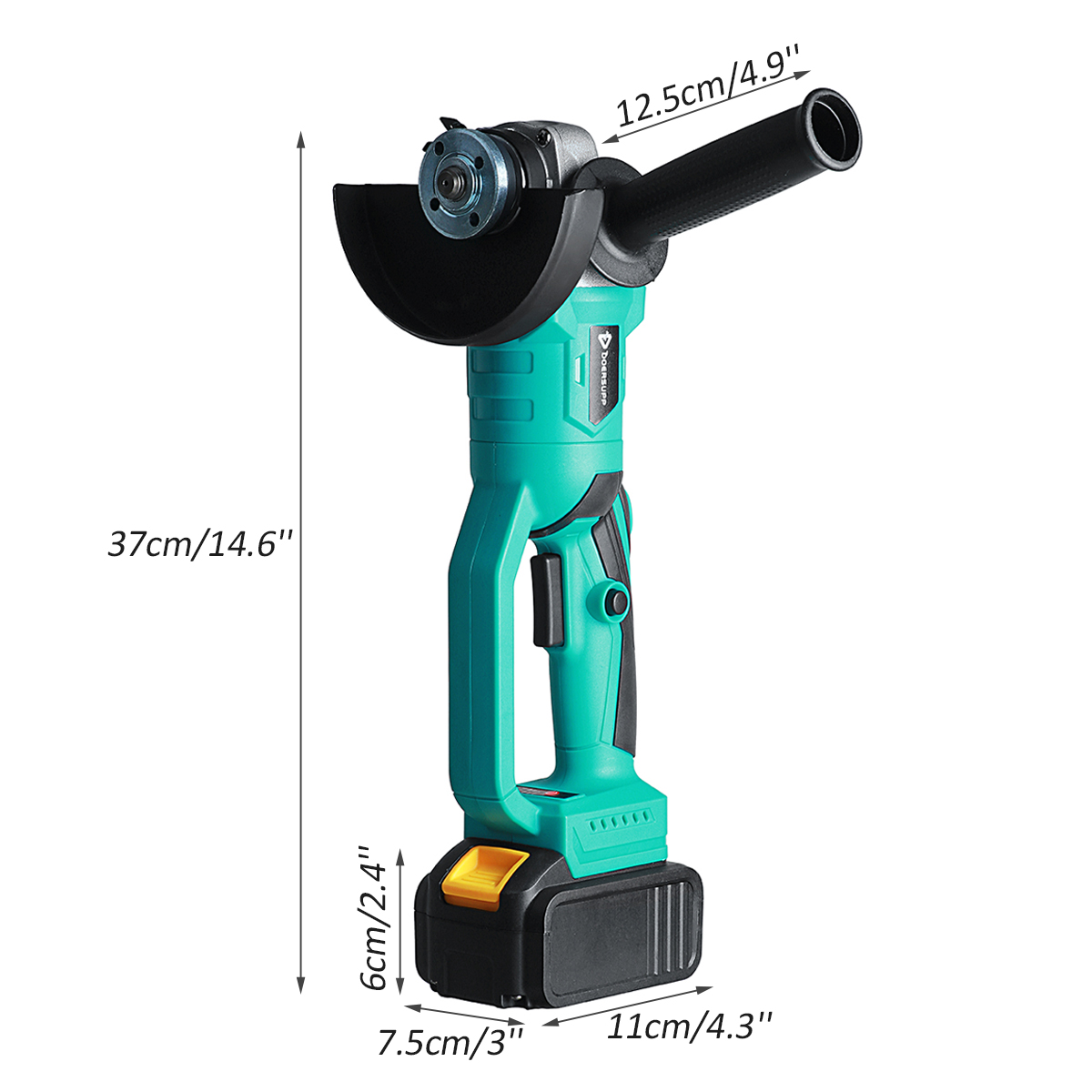 100125mm-Electric-Angle-Grinder-Chainsaw-Woodworking-Cutting-Chainsaw-Bracket-W-12pcs-Battery-1829242-16