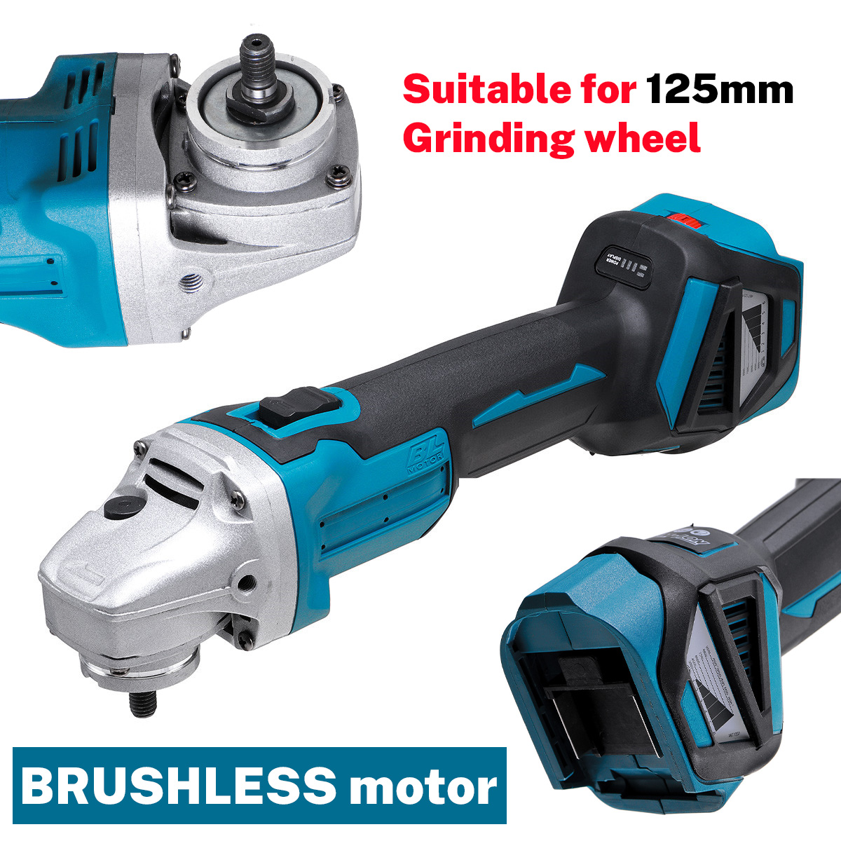 Brushless-Angle-Grinder-6-Speeds-Electric-Polishing-Grinding-Tool-For-Makita-18V-Battery--125mm-Grin-1876245-4
