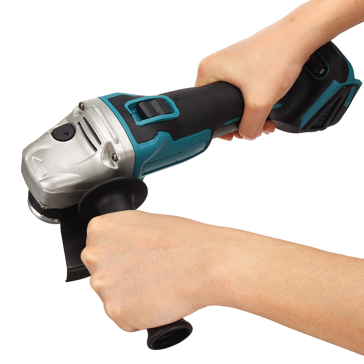 Drillpro-125mm-4-Speed-Regulated-Angle-Grinder-Rechargable-Li-ion-Battery-Brushless-Electric-Grinder-1699793-8