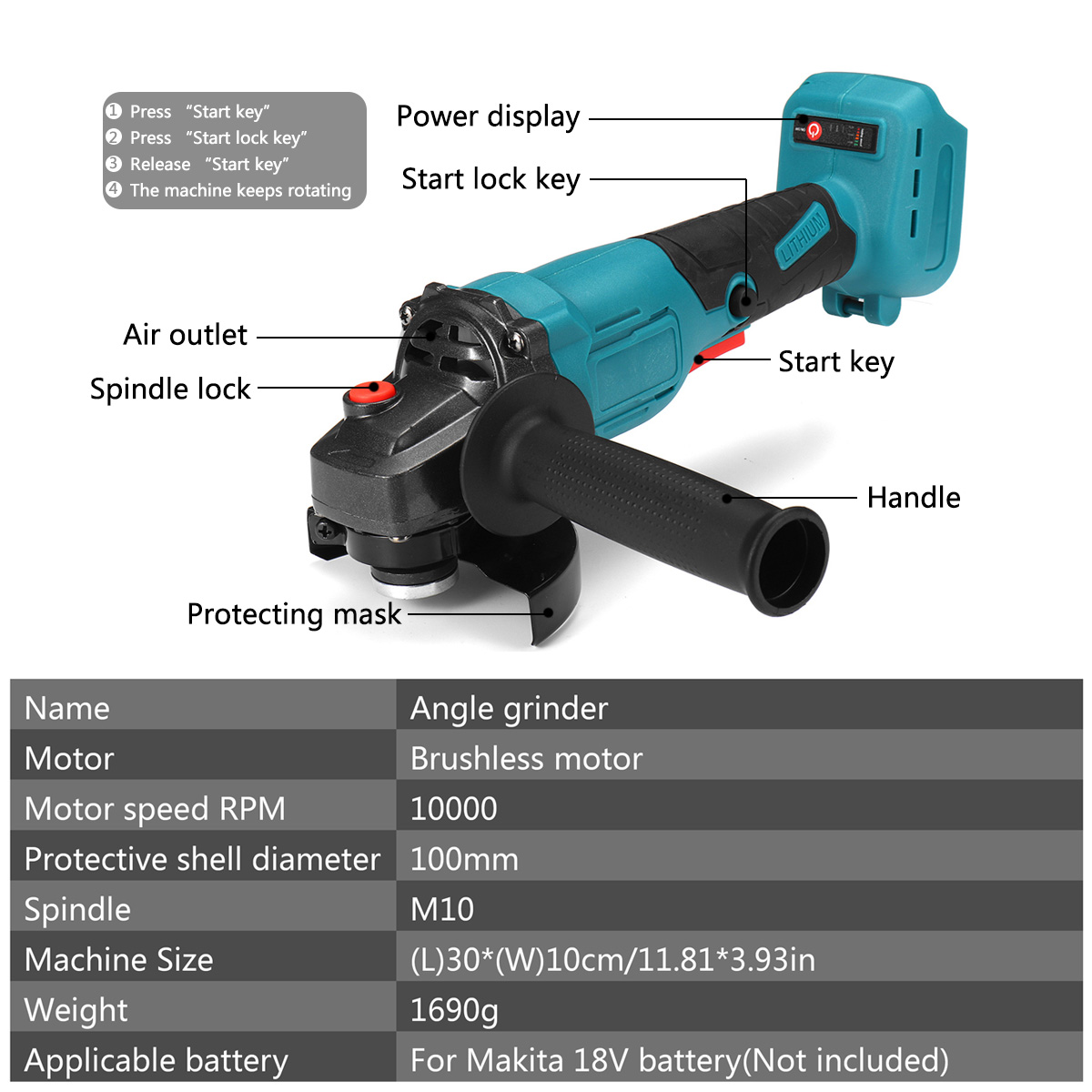 FASGet-800W-100mm-Electric-Angle-Grinder-Cordless-Brushless-Polishing-Machuine-Cut-Off-Tool-For-Maki-1740114-3