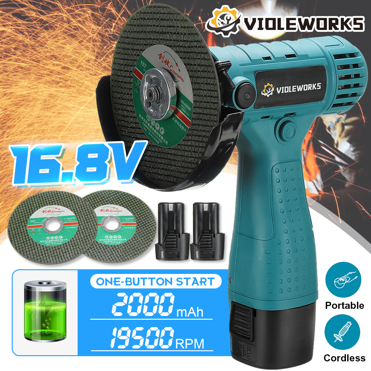 VIOLEWORKS-168V-Mini-Angle-Grinder-Cordless-Polishing-Grinding-Machine-Electric-Power-Tools-W-12-Bat-1866703-1