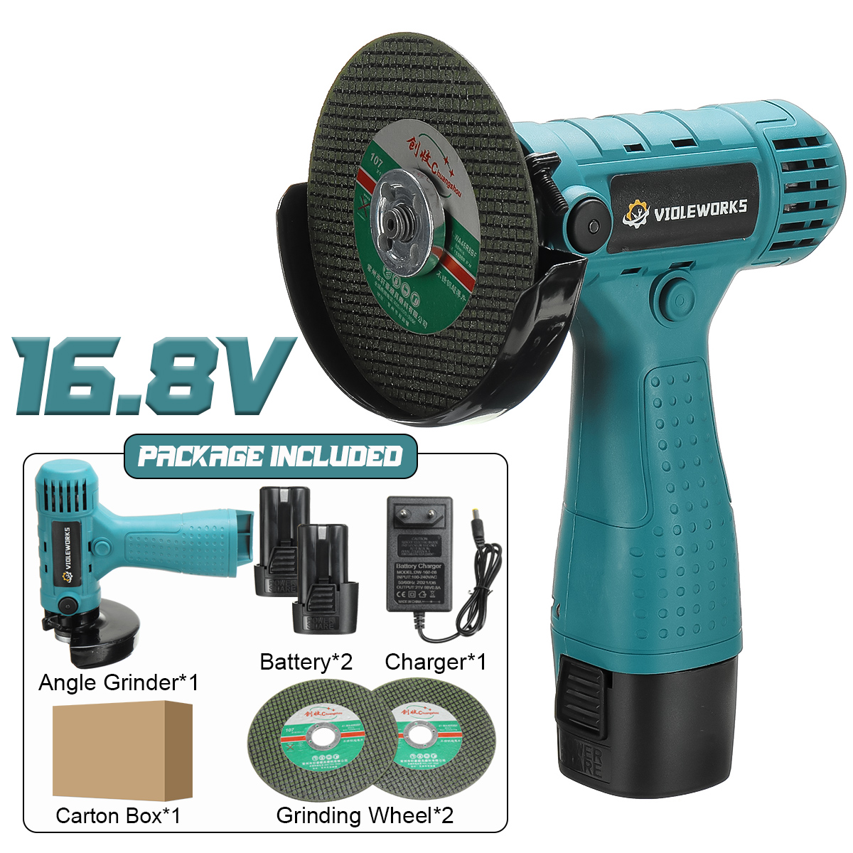 VIOLEWORKS-168V-Mini-Angle-Grinder-Cordless-Polishing-Grinding-Machine-Electric-Power-Tools-W-12-Bat-1866703-8