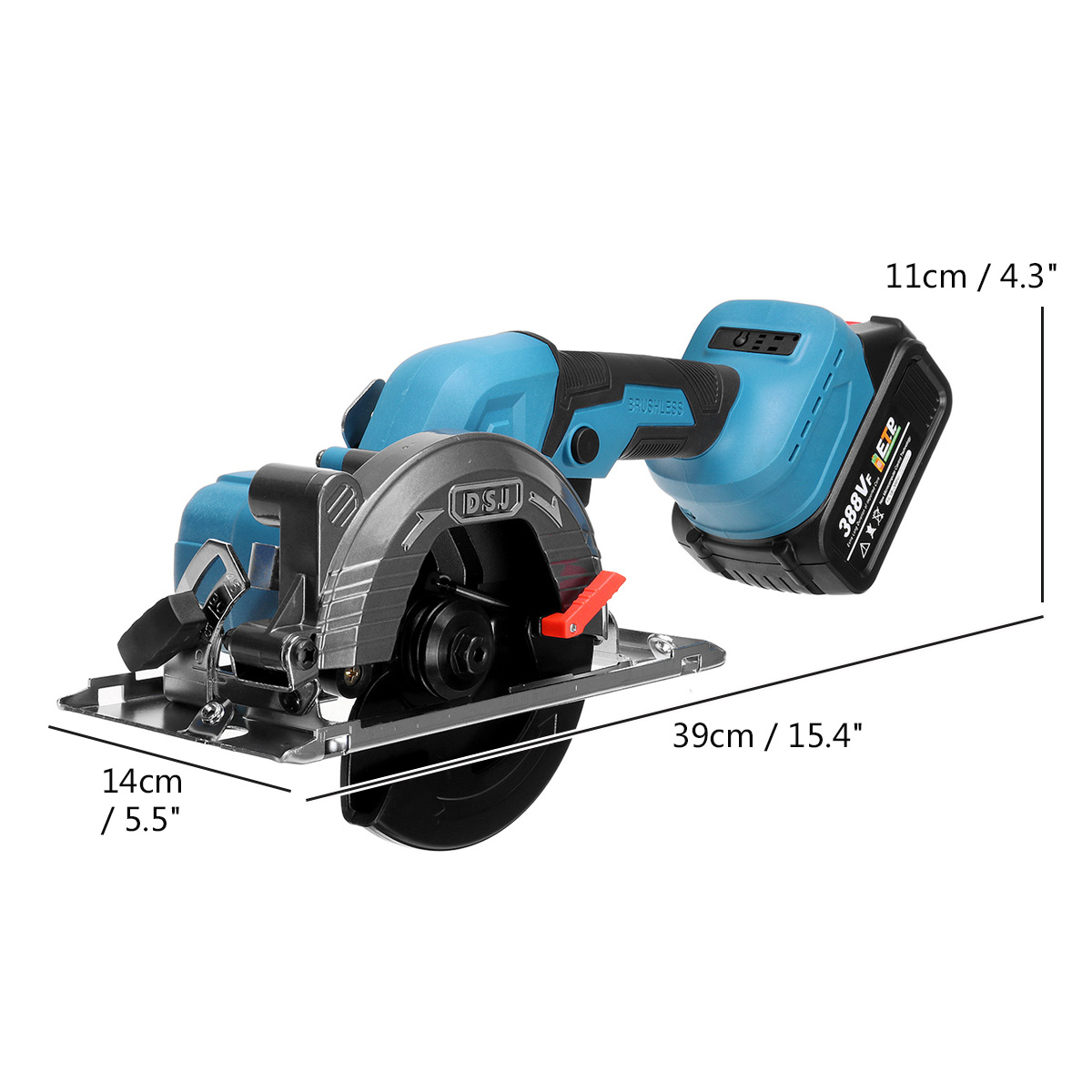 Electric-Circular-Saw-388VF-125mm-Saw-Blade-Brushless-Multi-Angle-Cutting-Suitable-With-18v-Battery-1941553-13