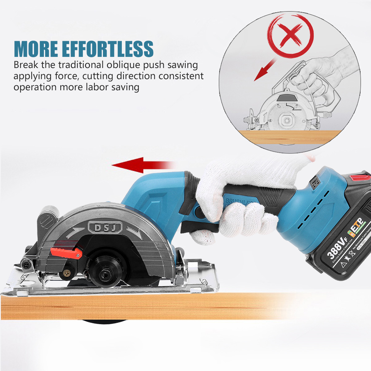 Electric-Circular-Saw-388VF-125mm-Saw-Blade-Brushless-Multi-Angle-Cutting-Suitable-With-18v-Battery-1941553-8