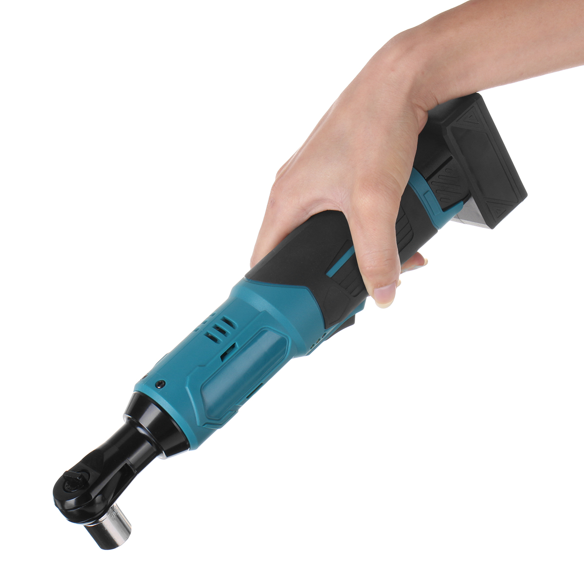 12V-65Nm-38quot-Cordless-Electric-Ratchet-Wrench-Tool-LED-Electric-Wrench-W-1pc-Battery-1757429-8