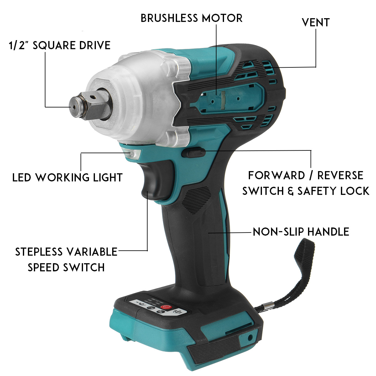 12quot-620Nm-Cordless-Brushless-Electric-Impact-Wrench-For-Makita-18V-Battery-1773144-5