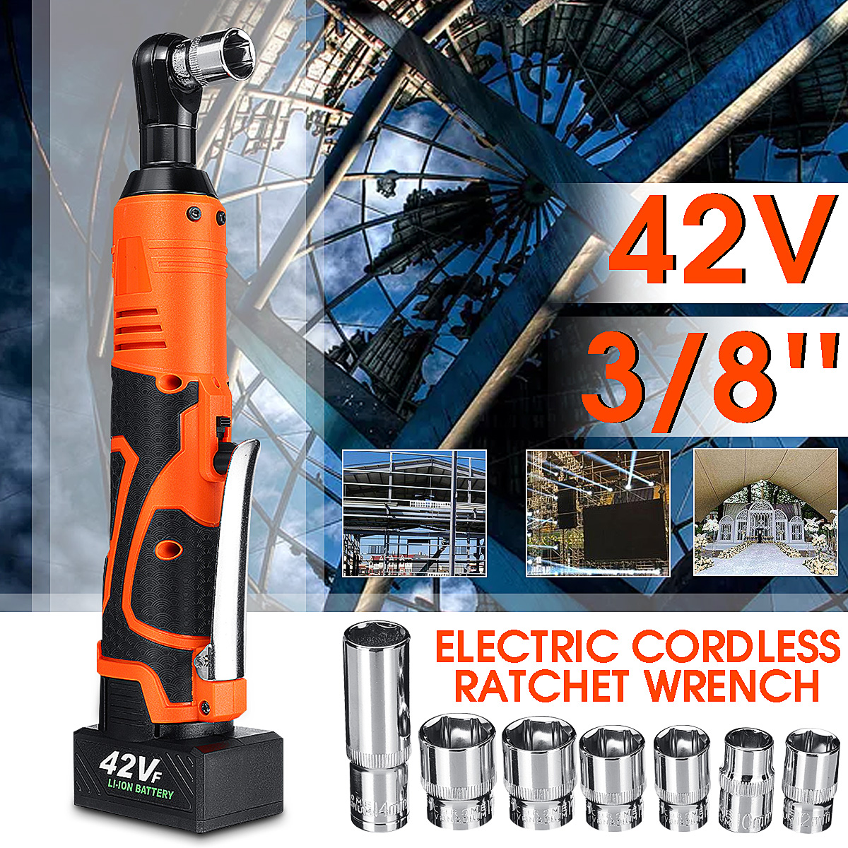 42V-90Nm-LED-Cordless-Electric-Ratchet-Wrench-38-Inch-Chuck-Right-Angle-Wrench-W-2Pcs-Battery-Kit-1552994-1