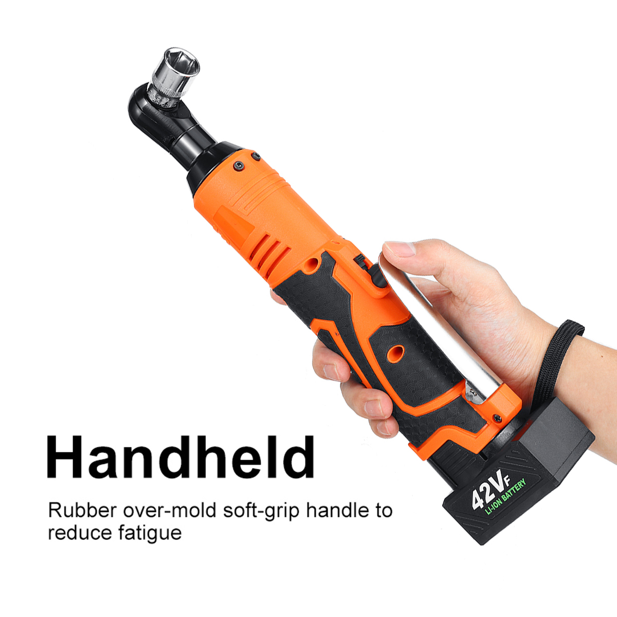 42V-90Nm-LED-Cordless-Electric-Ratchet-Wrench-38-Inch-Chuck-Right-Angle-Wrench-W-2Pcs-Battery-Kit-1552994-4