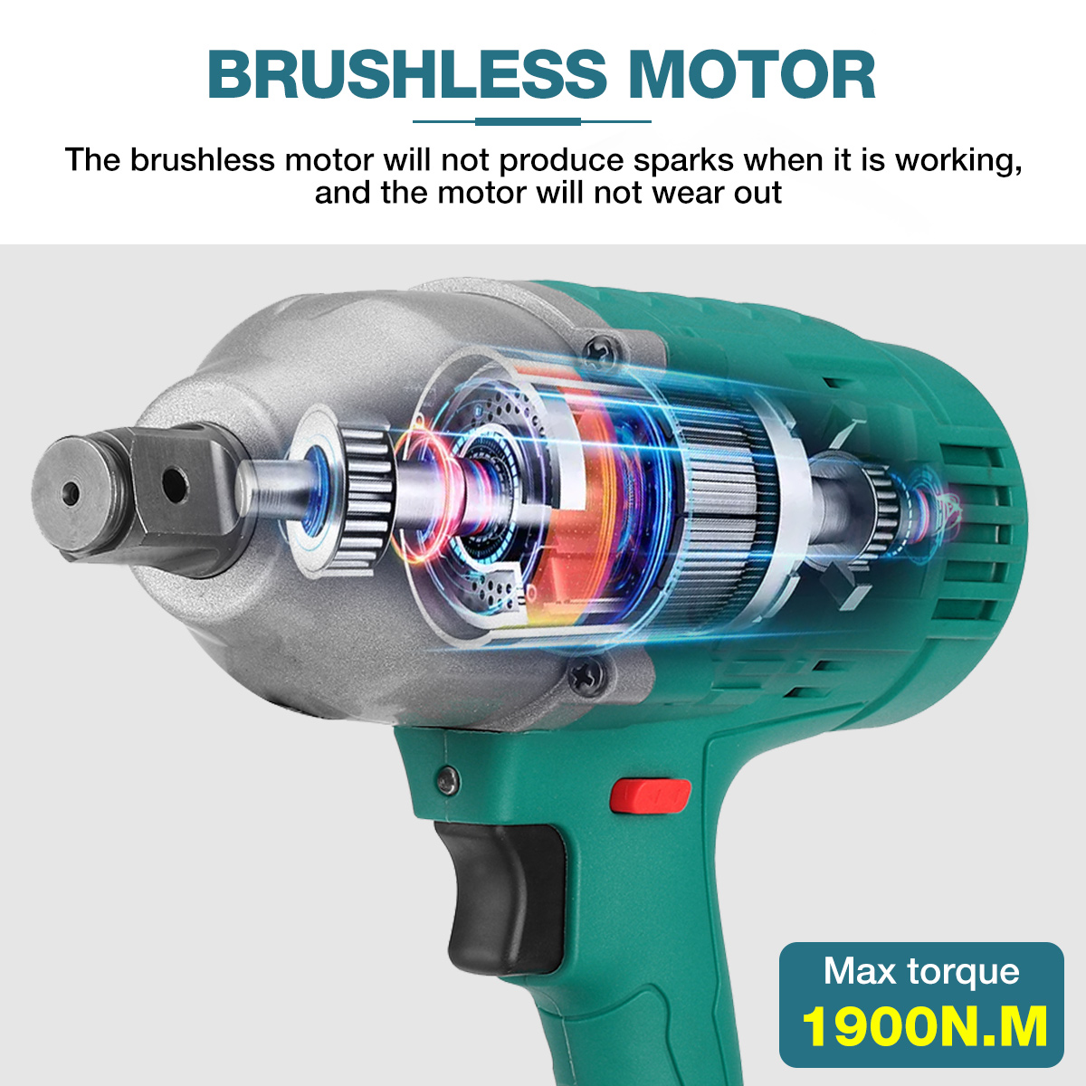BLMIATKO-18V-1900Nm-Electric-Brushless-Impact-Wrench-Rechargeable-Woodworking-Maintenance-Tool-1943538-2