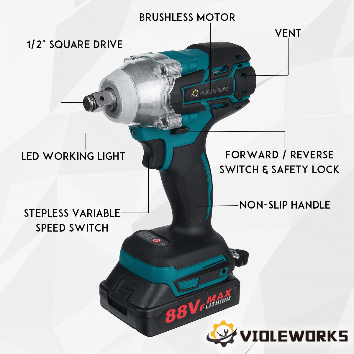 VIOLEWORKS-88VF-21V-280NM-1300mAh-Electric-Cordless-Impact-Wrench-Drill-Socket-W-1pc-or-2pcs-Battery-1791133-4