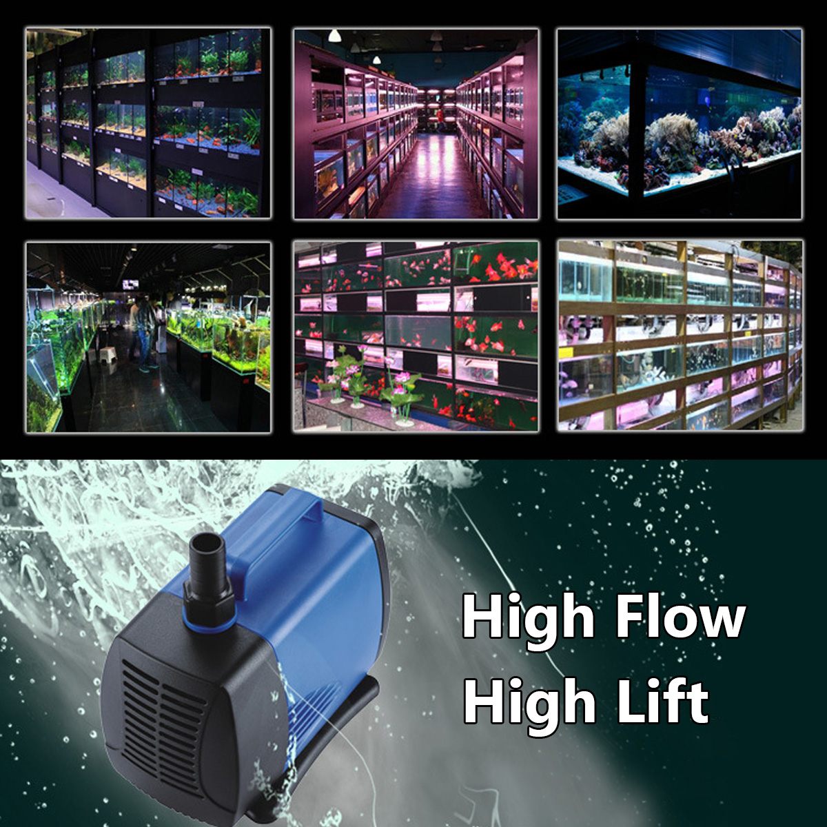 300-5000LH-85W105W135W-Submersible-Water-Pump-Aquarium-Fountain-Fish-Pond-Tank-Hydroponics-1500192-3