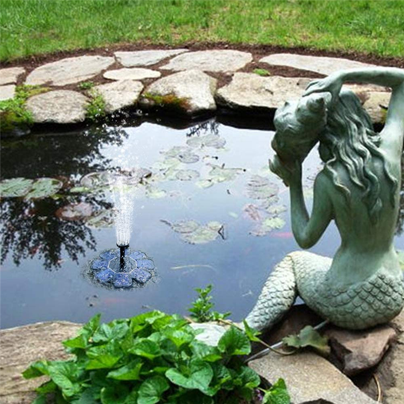 8V-16W-Mini-Fountain-Solar-Powered-Water-Pump-Floating-Outdoor-Bird-Pond-Garden-Decor--4-Nozzles-1709497-8