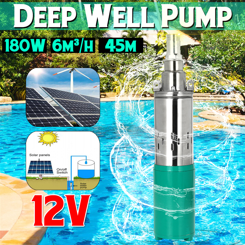 DC-12V-180W-3msup3h-Lift-45m-Stainless-Portable-Water-Deep-Well-Solar-Pump-for-Farm-Household-Irriga-1602820-10