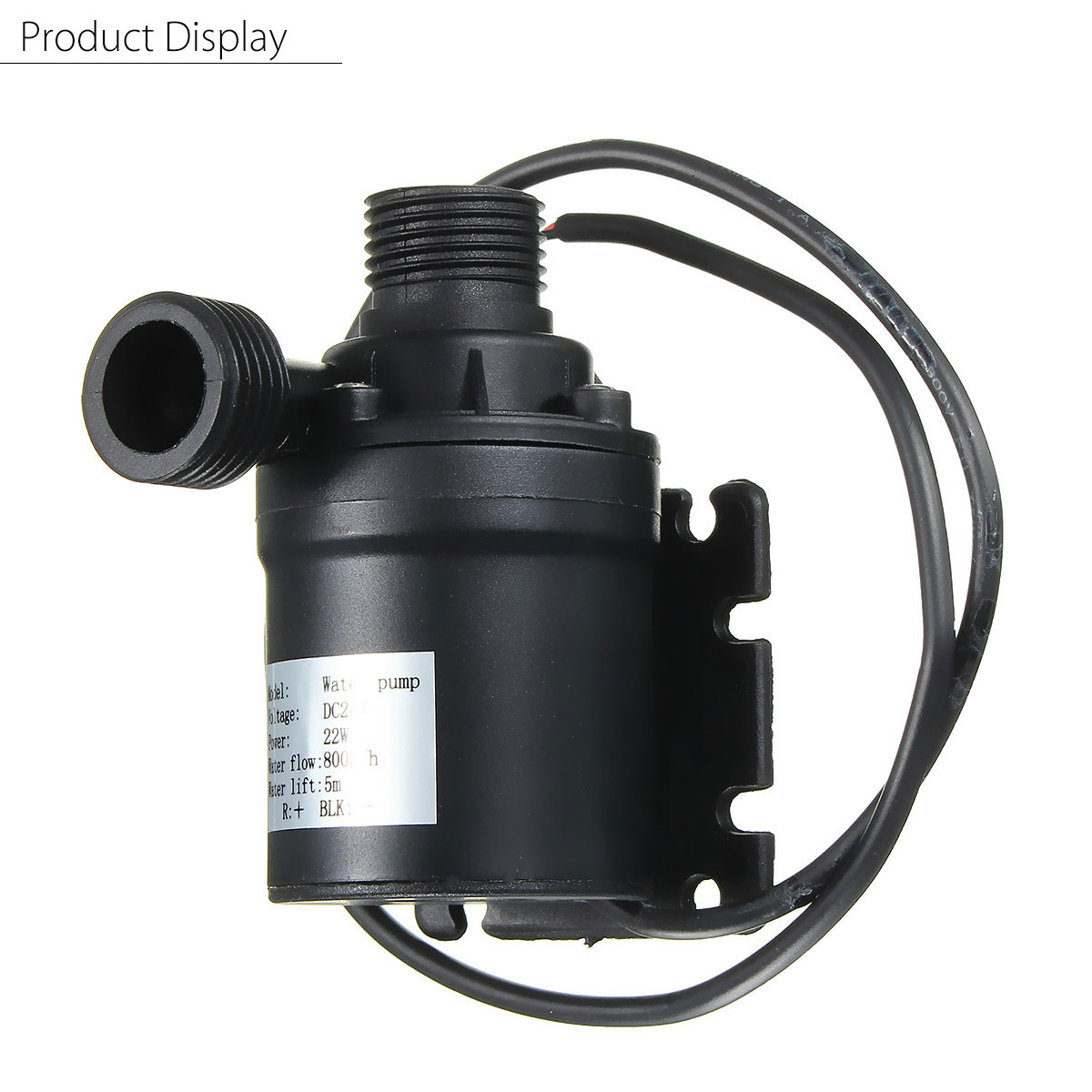 DC-24V-800LH-19W-5m-Lift-Mini-Quiet-Brushless-Motor-Submersible-Water-Pump-With-4mm-Threaded-Port-1100573-4
