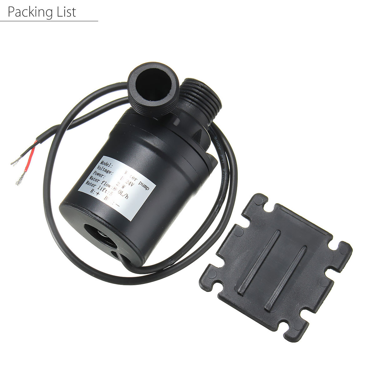 DC-24V-800LH-19W-5m-Lift-Mini-Quiet-Brushless-Motor-Submersible-Water-Pump-With-4mm-Threaded-Port-1100573-9