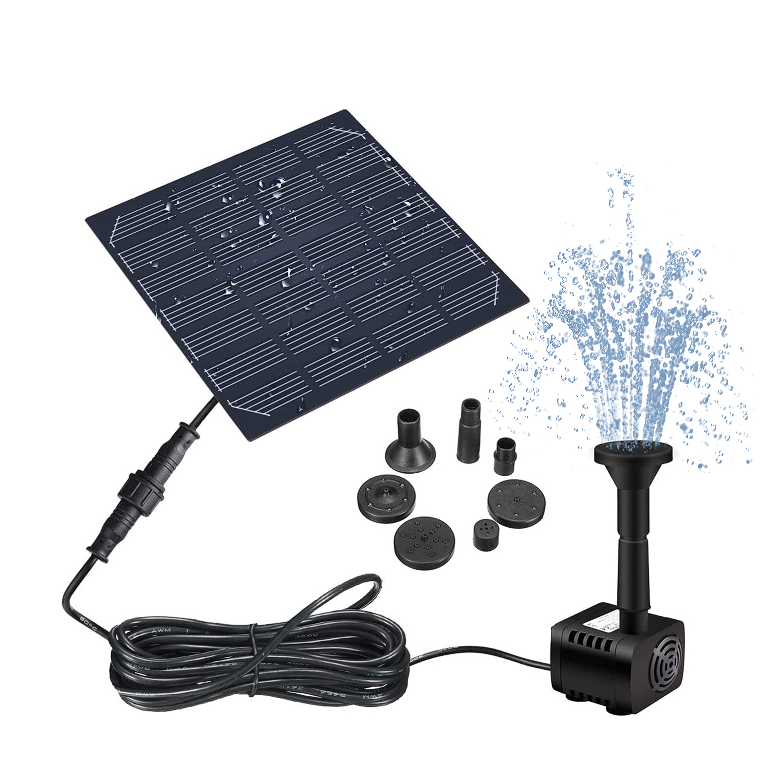 GOCHANGE-18W-180LH-Brushless-Solar-Panel-Fountain-Water-Pump-for-Garden-Pool-Pond-Aquarium-Fountain-1679433-7