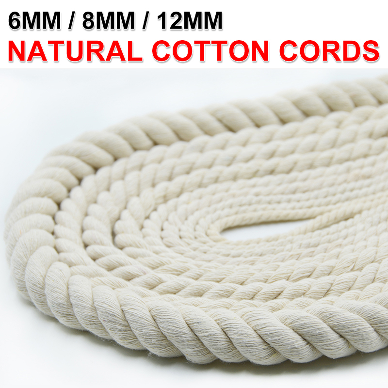 6mm-Natural-Cotton-Cord-Twine-Braided-Rope-Cord-Sash-String-Craft-Macrame-1722486-2