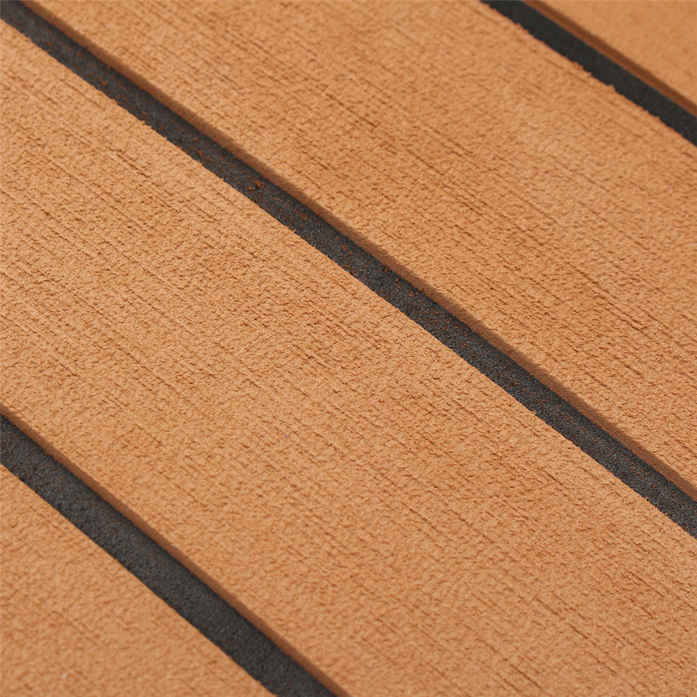 1200mmx2400mmx5mm-EVA-Foam-Faux-Teak-Sheet-Boat-Yacht-Synthetic-Teak-Decking-Brown-1185719-6