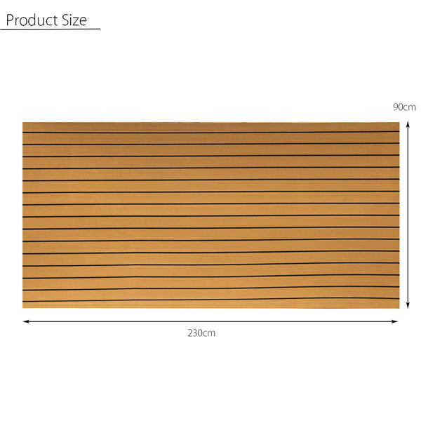 90x230cm-Self-Adhesive-EVA-6mm-Faux-Foam-Teak-Sheet-Boat-Decking-1148367-1