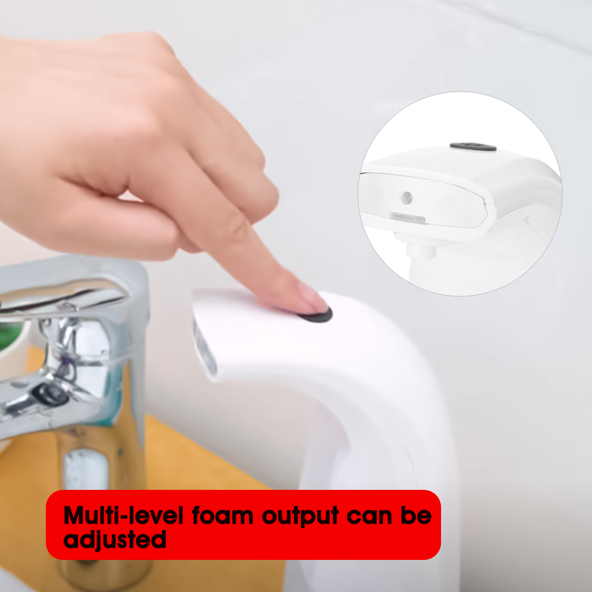 Auto-Sensor-Hand-Dispenser-Soap-Gel-Dispenser-Foam-Holder-Hand-Wash-Bathroom-1710928-9