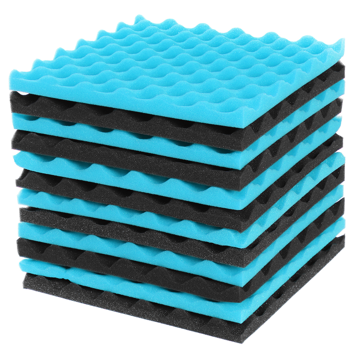 12Pcs-Acoustic-Soundproofing-Studio-Foam-Tiles-Sound-Proof-Foam-Tile-Acoustic-Studio-Wedge-Board-Set-1716768-2