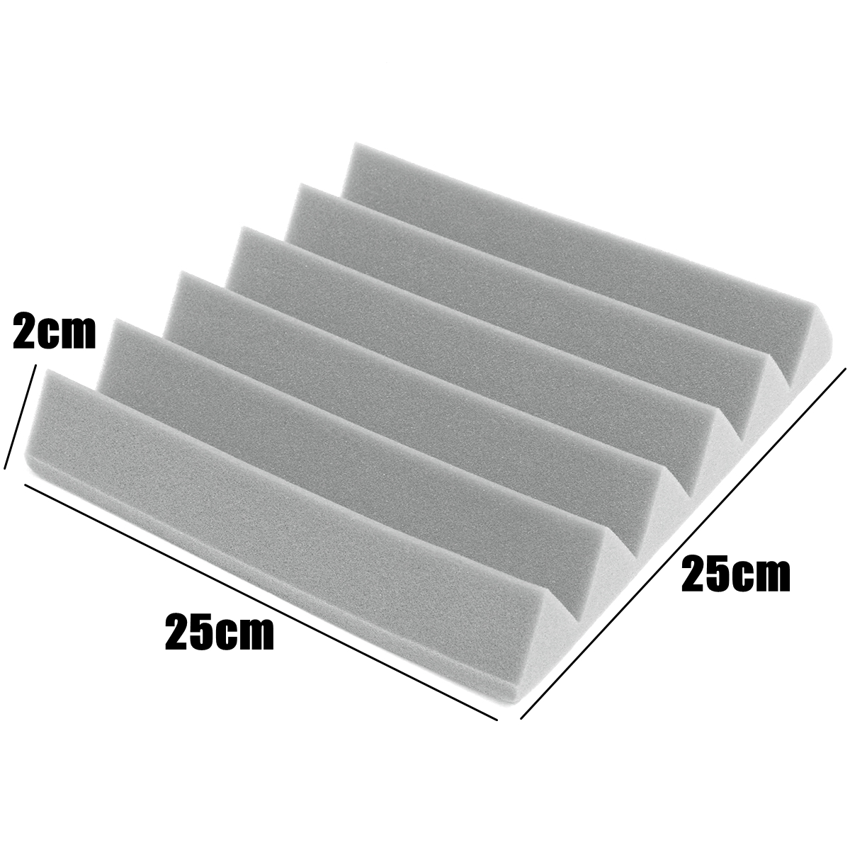 6PCS-Acoustic-Foam-Panel-Sound-Stop-Absorption-Sponge-Studio-KTV-25x25x2cm-1761612-8