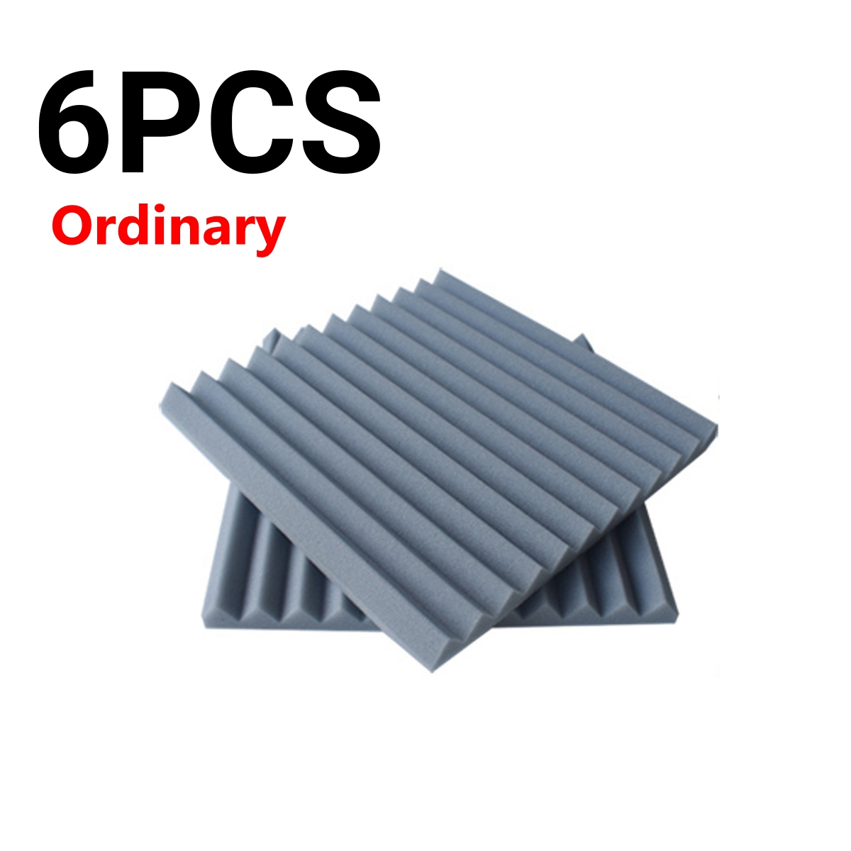 6PCS-Acoustic-Foam-Panel-Sound-Stop-Absorption-Sponge-Studio-KTV-Home-25x25x3cm-1761603-9