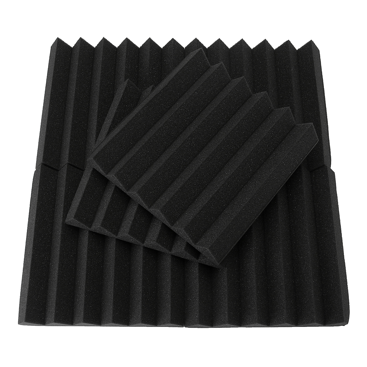 6Pcs-300times300times50mm-Triangle-Insulation-Reduce-Noise-Sponge-Foam-Cotton-1074332-5