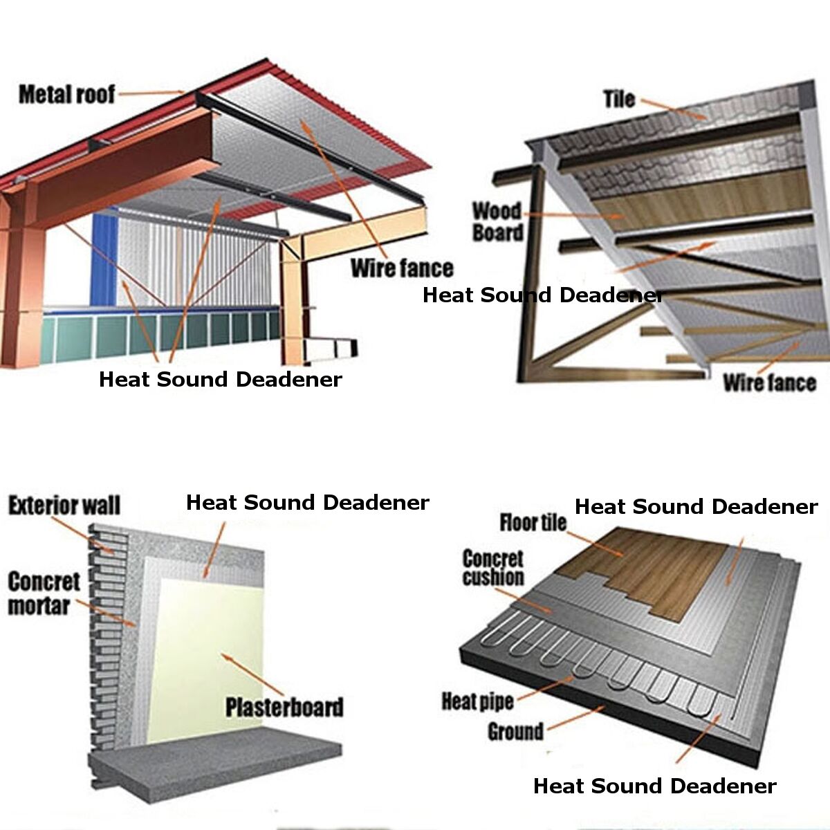 Sound-Soundproof-Foam-Deadener-Heat-Shield-Insulation-Deadening-Material-Mat-1289802-5