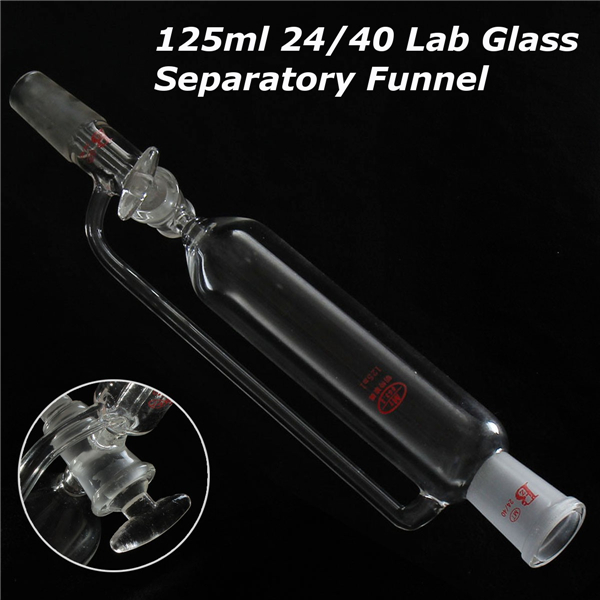 125ml-2440-Lab-Glass-Separatory-Funnel-With-Glass-PTFE-Stopcock-1065866-1